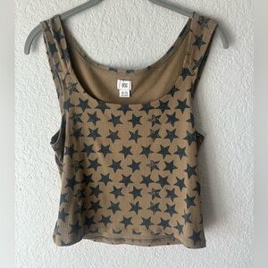BDG Star Print Ribbed Tank Top XL | Indie Urban Outfitters Style | Never Worn